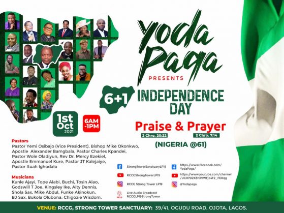 Osibanjo, Okonkwo, Tope Alabi, Mike Abdul, BJ Sax, Kunle Ajayi, others for Yoda Paga