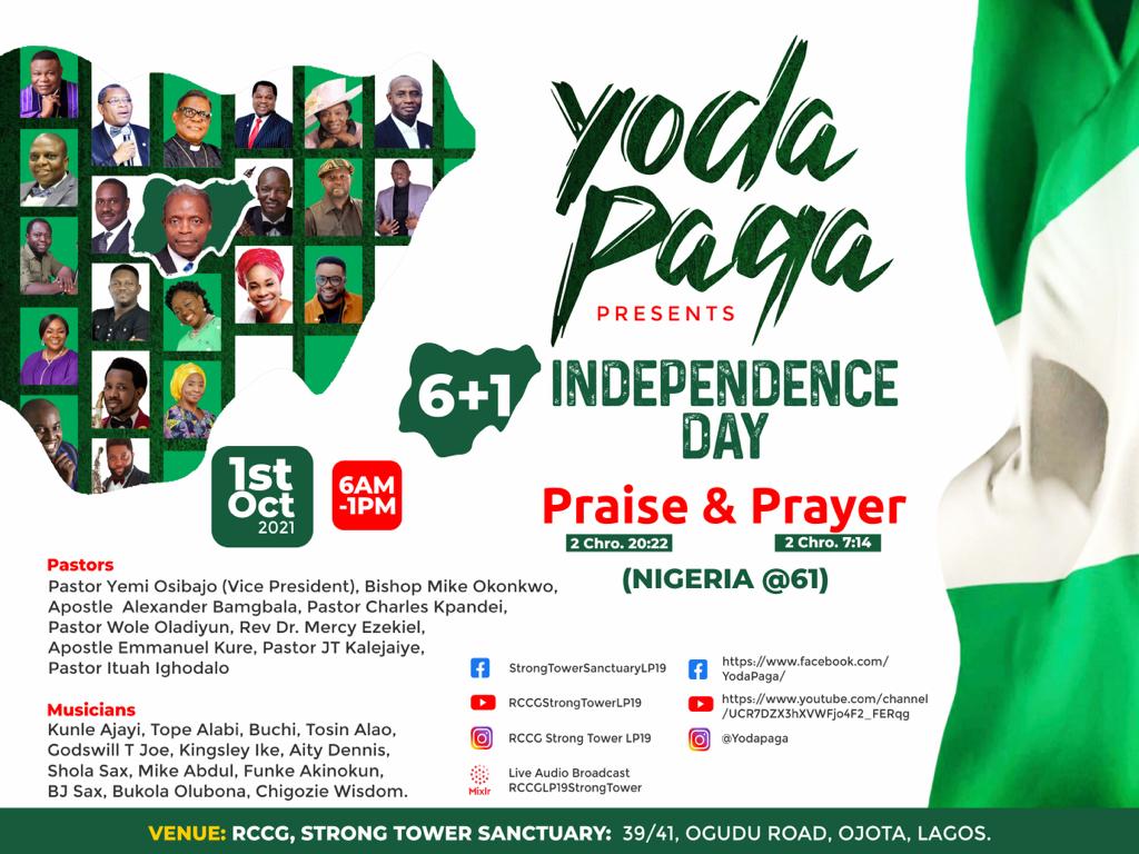 Osibanjo, Okonkwo, Tope Alabi, Mike Abdul, BJ Sax, Kunle Ajayi, others for Yoda Paga